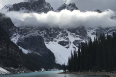 Moraine Lake with neat cloud